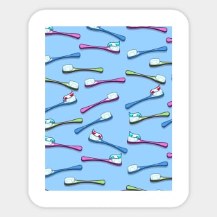 Toothbrushes Sticker